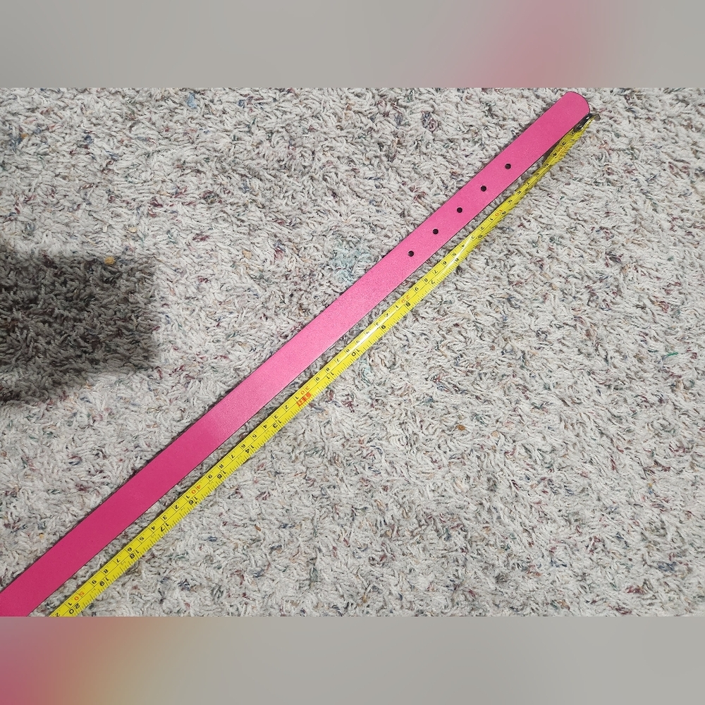 Women's Pink Leather Belt - Stylish Everyday Accessory